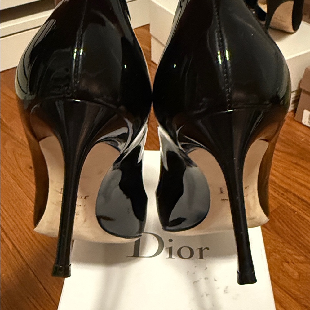 Dior Black Patent Leather Heels - Picture 9 of 11